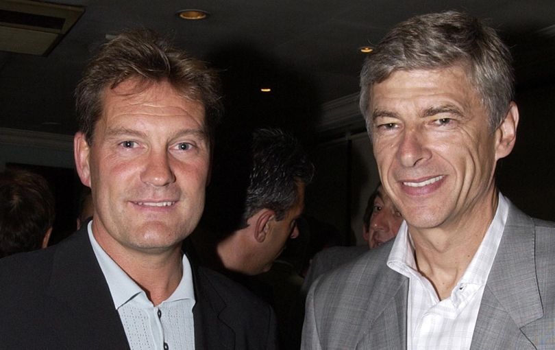 Glenn Hoddle and Arsene Wenger