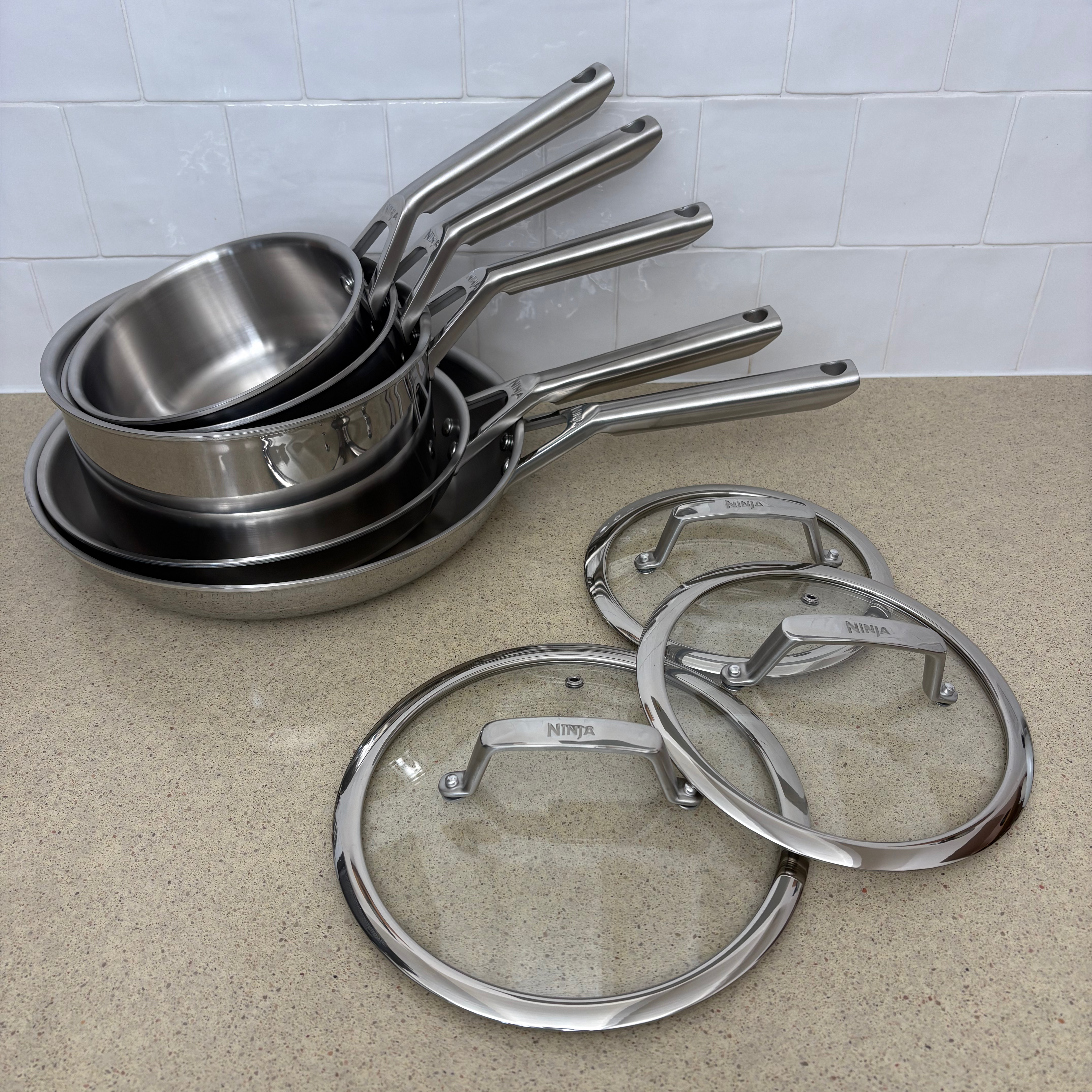 Testing Ninja's stainless steel EverClad pan set