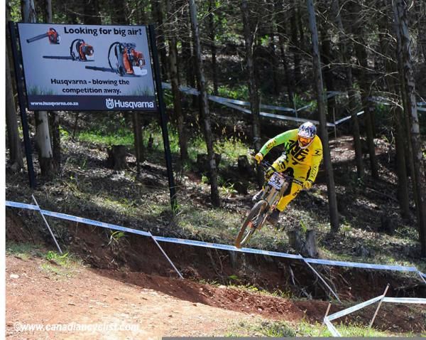 Mitch Delfs getting some air