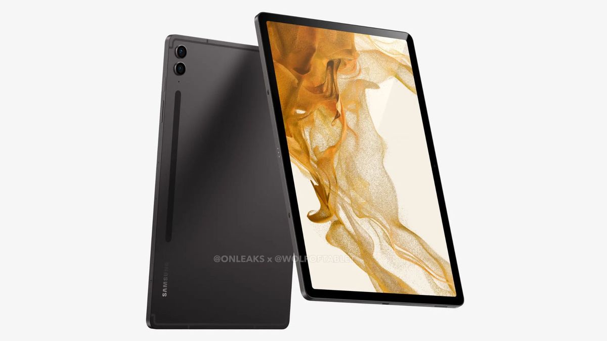 Galaxy Tab S9 FE Plus renders