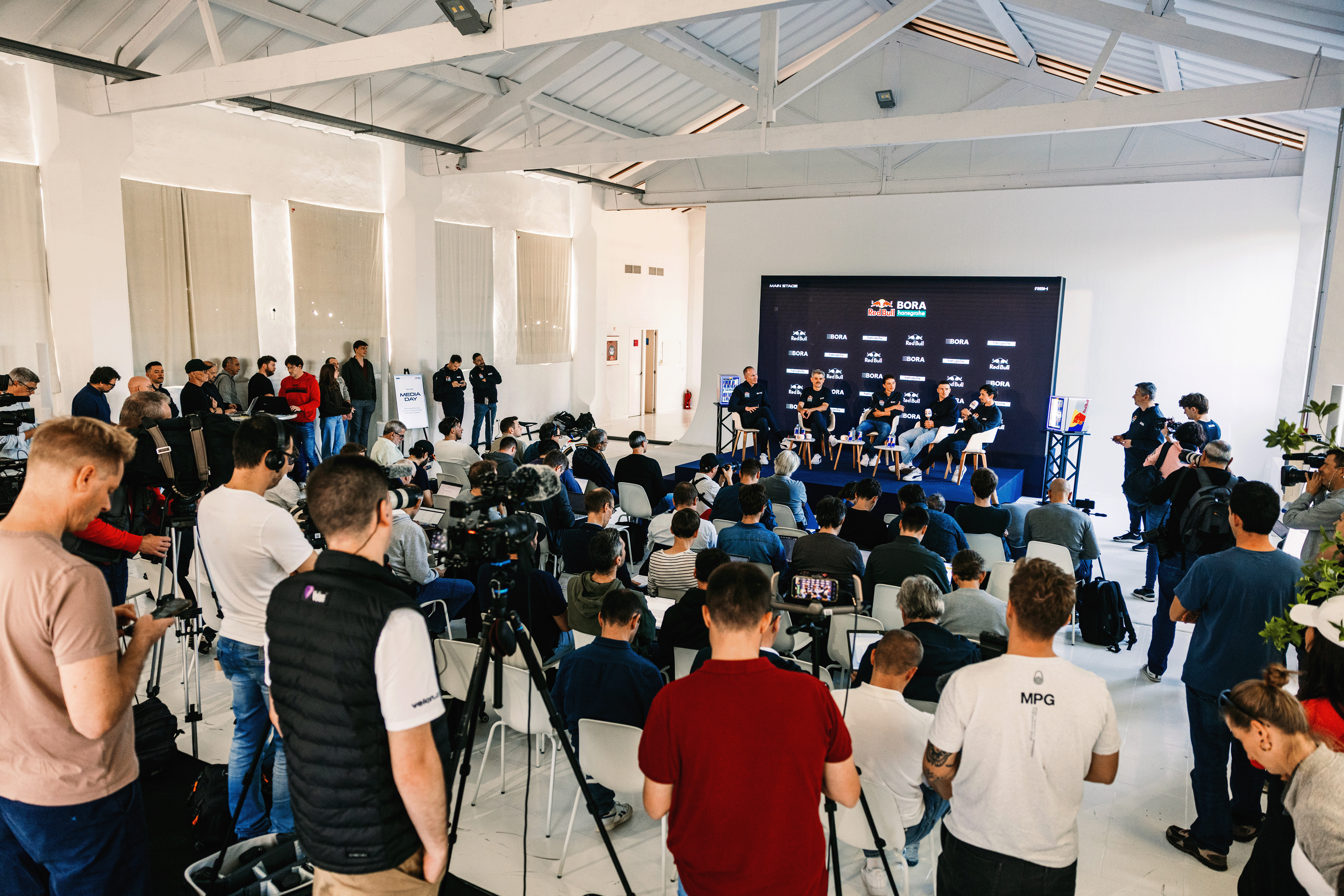 Big media turnout for Red Bull-Bora-Hansgrohe&#039;s 2025 press day in Mallorca