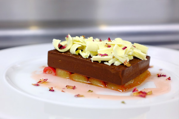 Champagne Rhubarb Chocolate