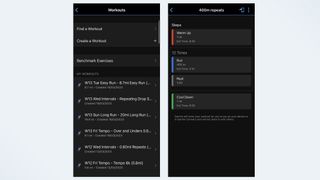 adding workouts to Garmin Connect app