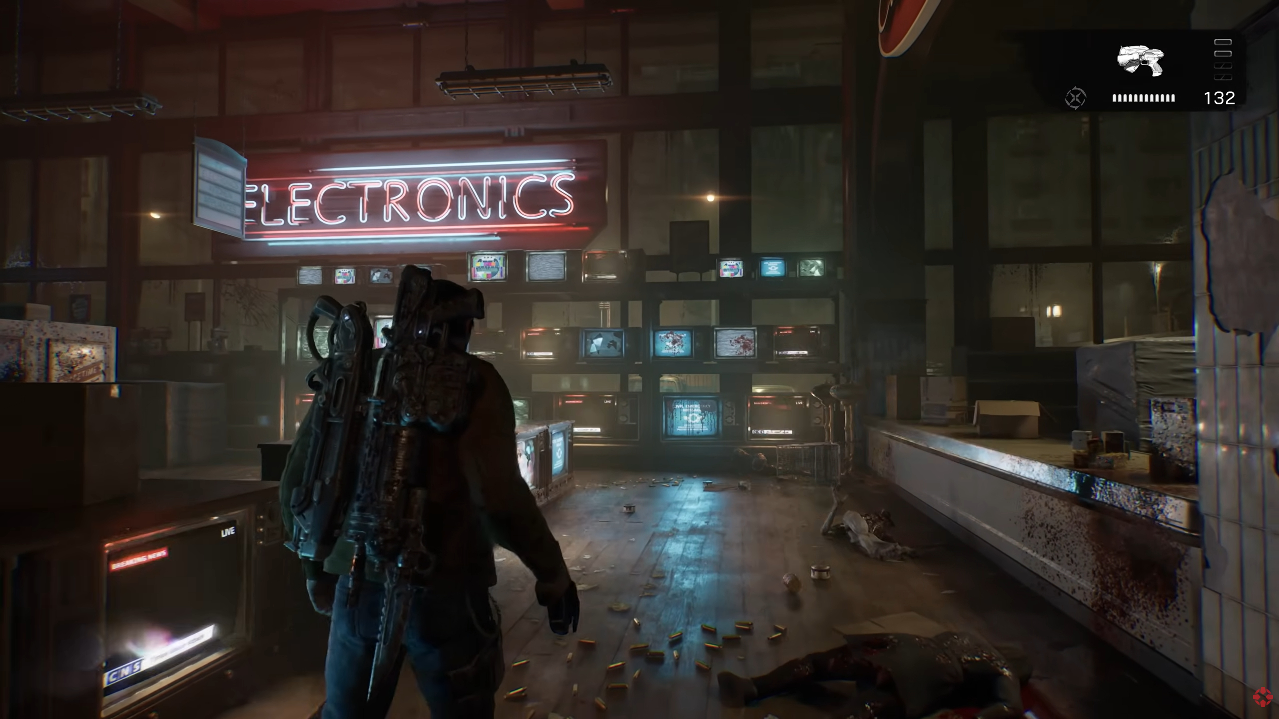 A screenshot from the Gears of War E-Day gameplay trailer.