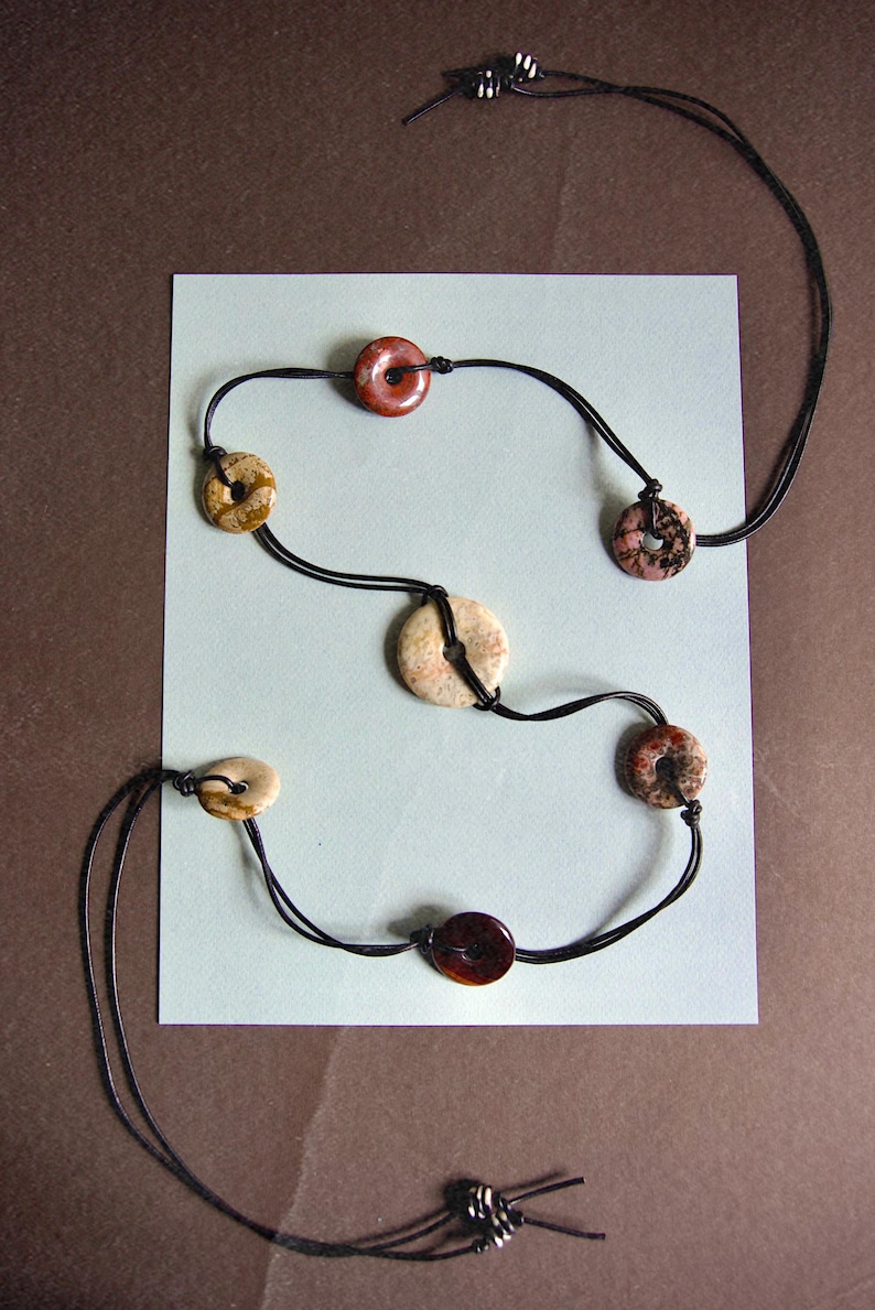 The Zoe Leather + Multi-Stone Beaded Belt