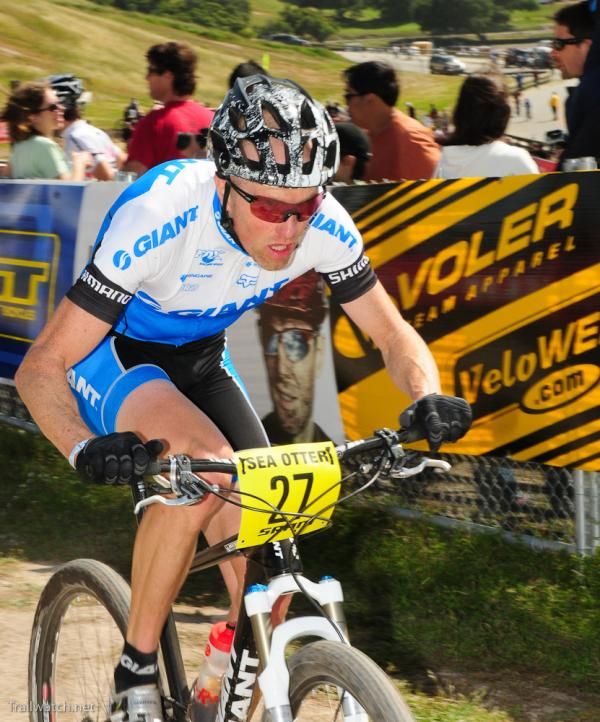 Carl Decker (Giant) riding to another top ten finish