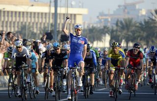 Arnaud Demare wins stage six of the 2014 Tour of Qatar