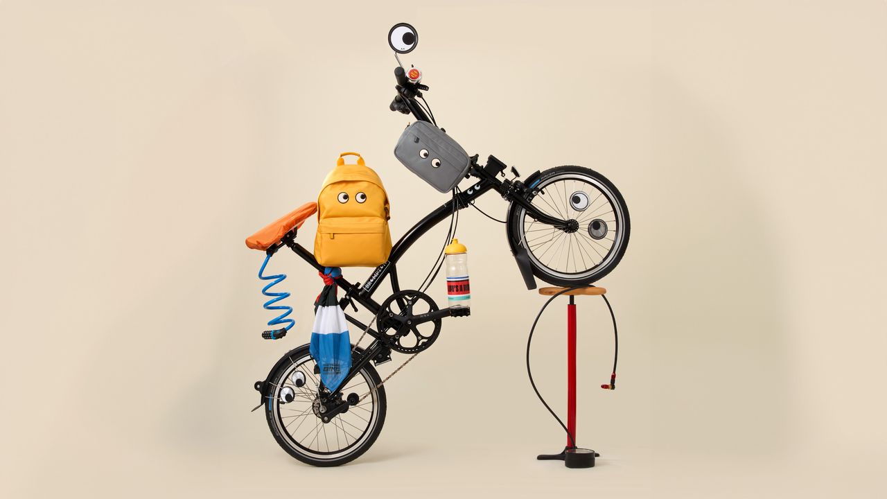 Anya Hindmarch x Brompton bike collaboration