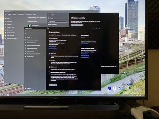 Windows Defender Scan Options