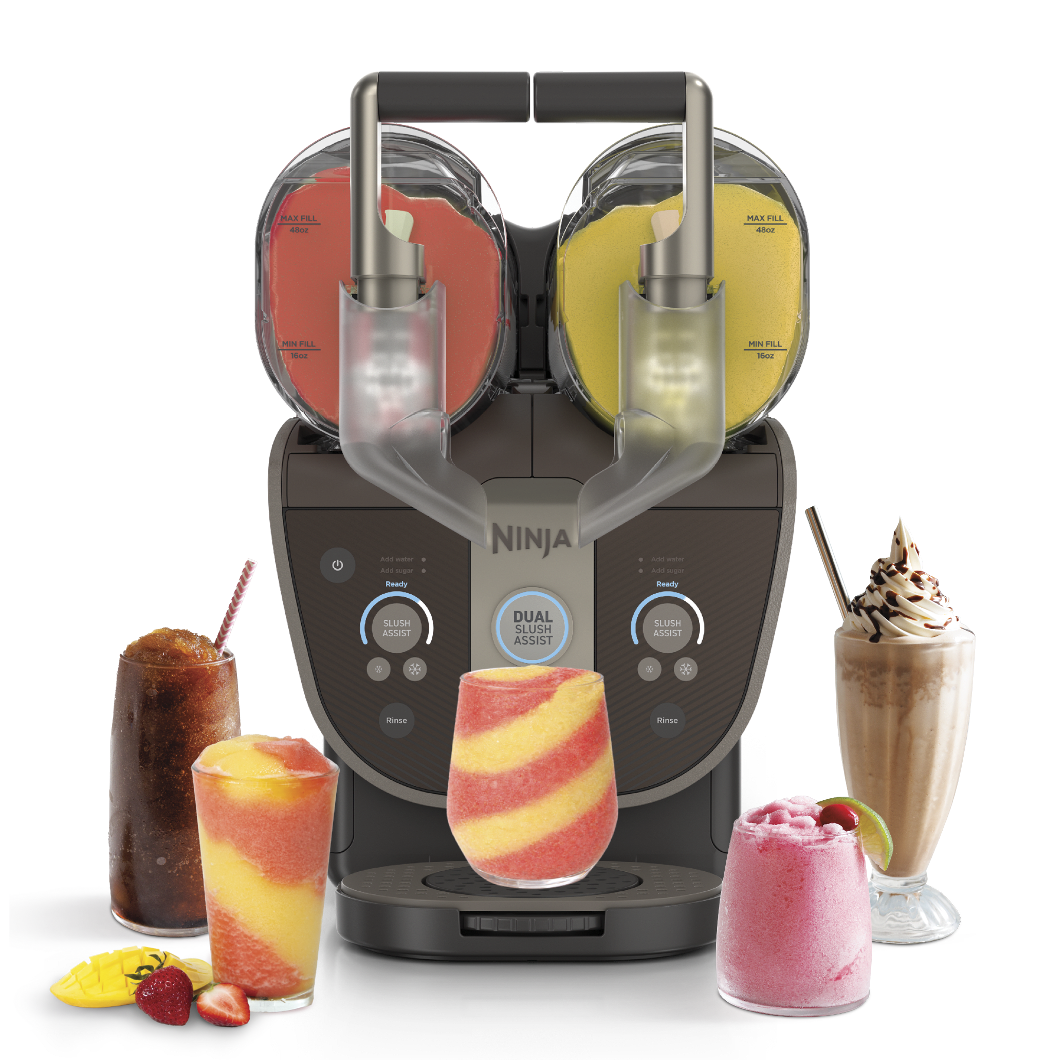 Ninja&amp;trade; Slushi&amp;trade; Twist Smart Frozen Drink Maker, 144 Oz, Taupe