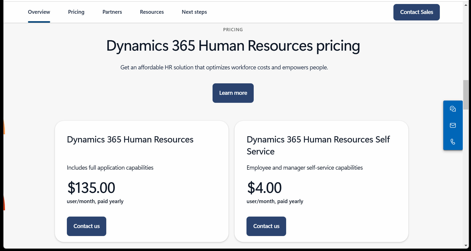 Microsoft Dynamics 365 Human Resources