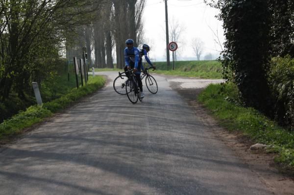 The training ride takes a wrong turn
