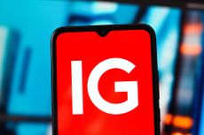 IG Group logo is seen