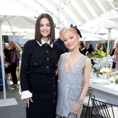 Ariana Grande and Selena Gomez attend the Academy Women's Luncheon presented by CHANEL