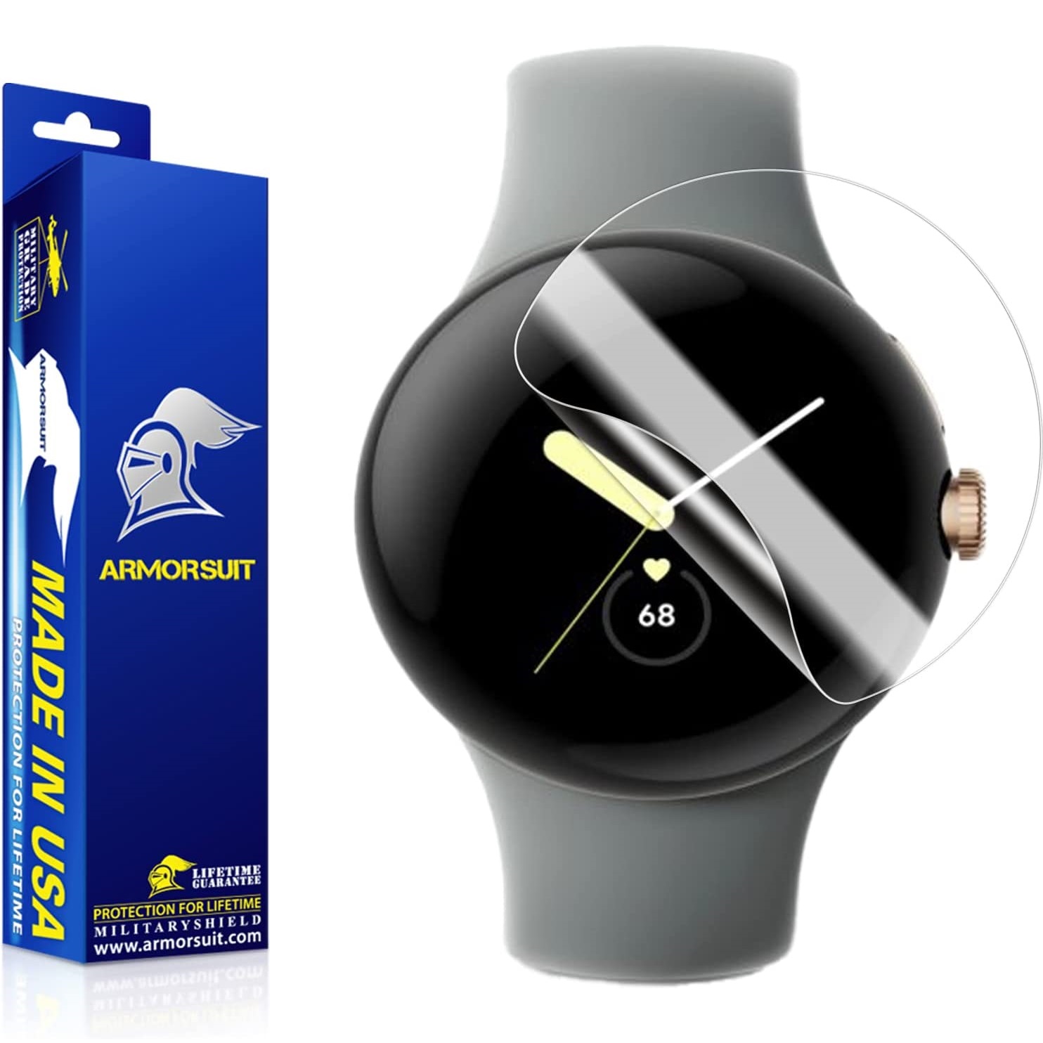 ArmorSuit MilitaryShield Clear Film for Google Pixel Watch