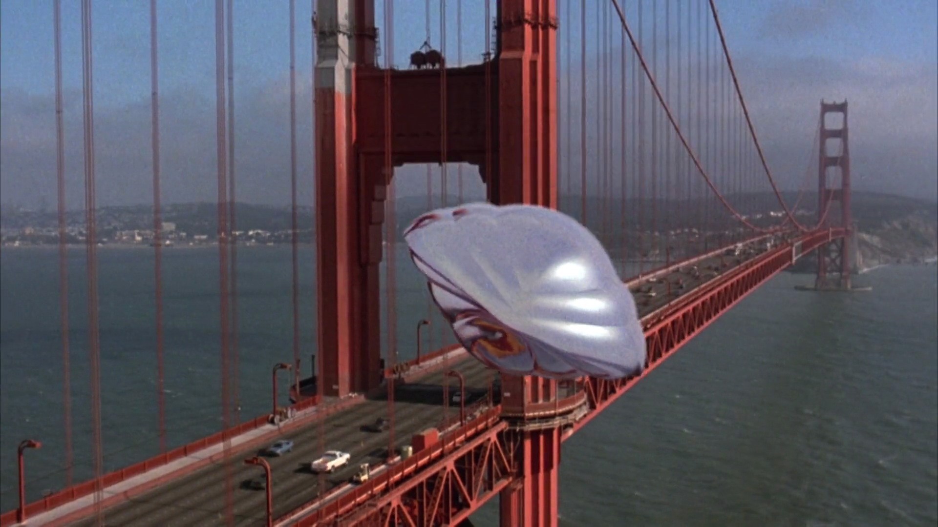 Screenshot from the 1986 sci-fi movie "Flight of the Navigator".