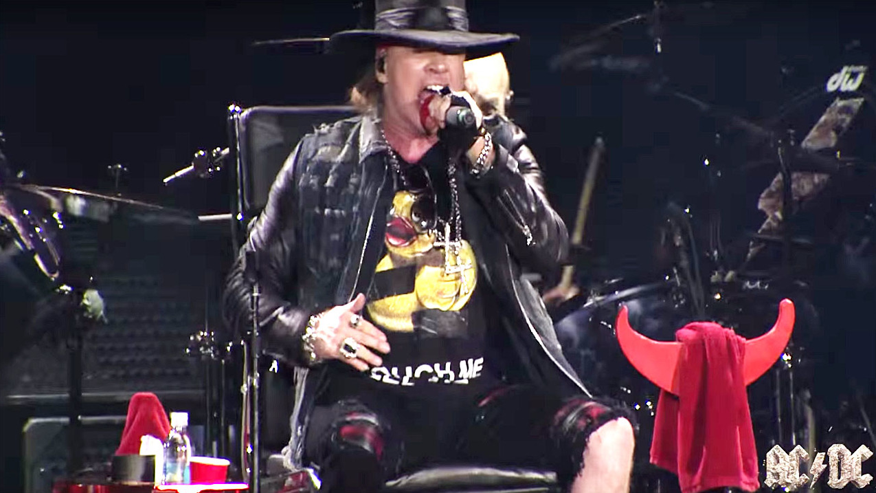 Axl Rose with AC/DC