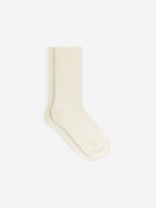 Cotton Chevron Socks