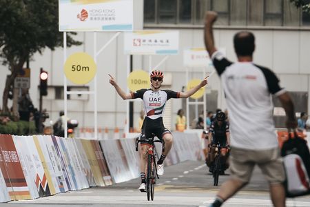 Matej Mohoric (UAE Team Emirates) wins the Hong Kong Cyclothon