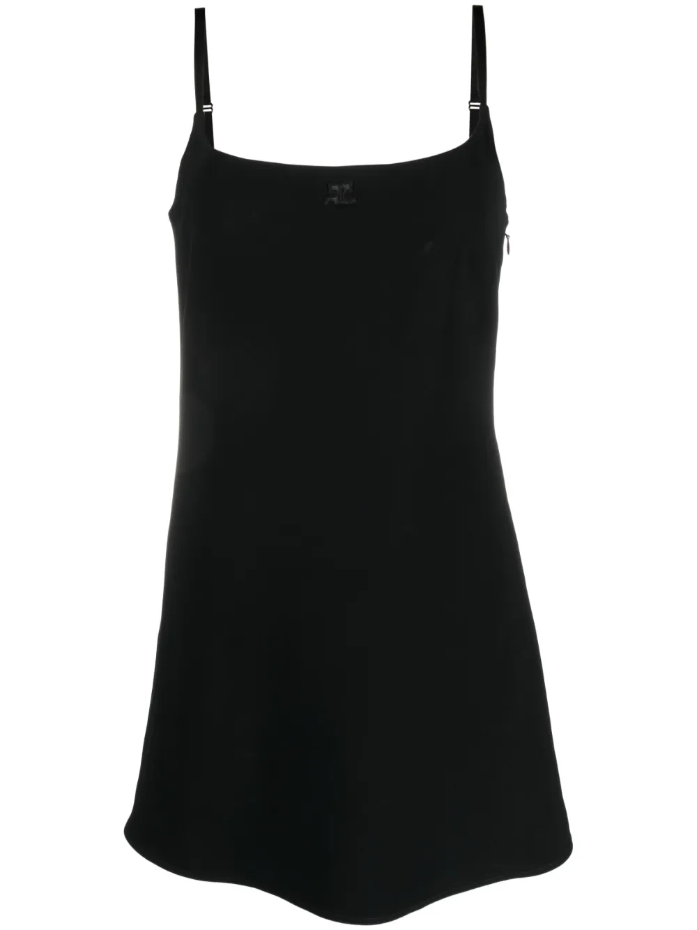 Courr&amp;egrave;ges Sleeveless Square-Neck Minidress | 34