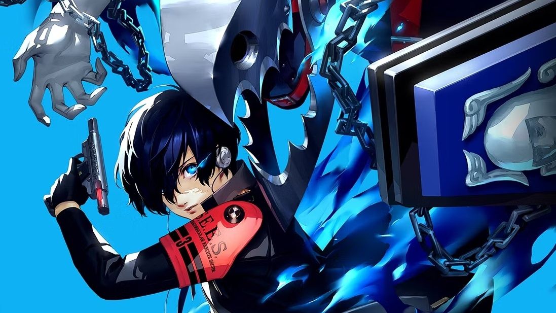 Makoto Yuki and his persona from Persona 3 Reload.