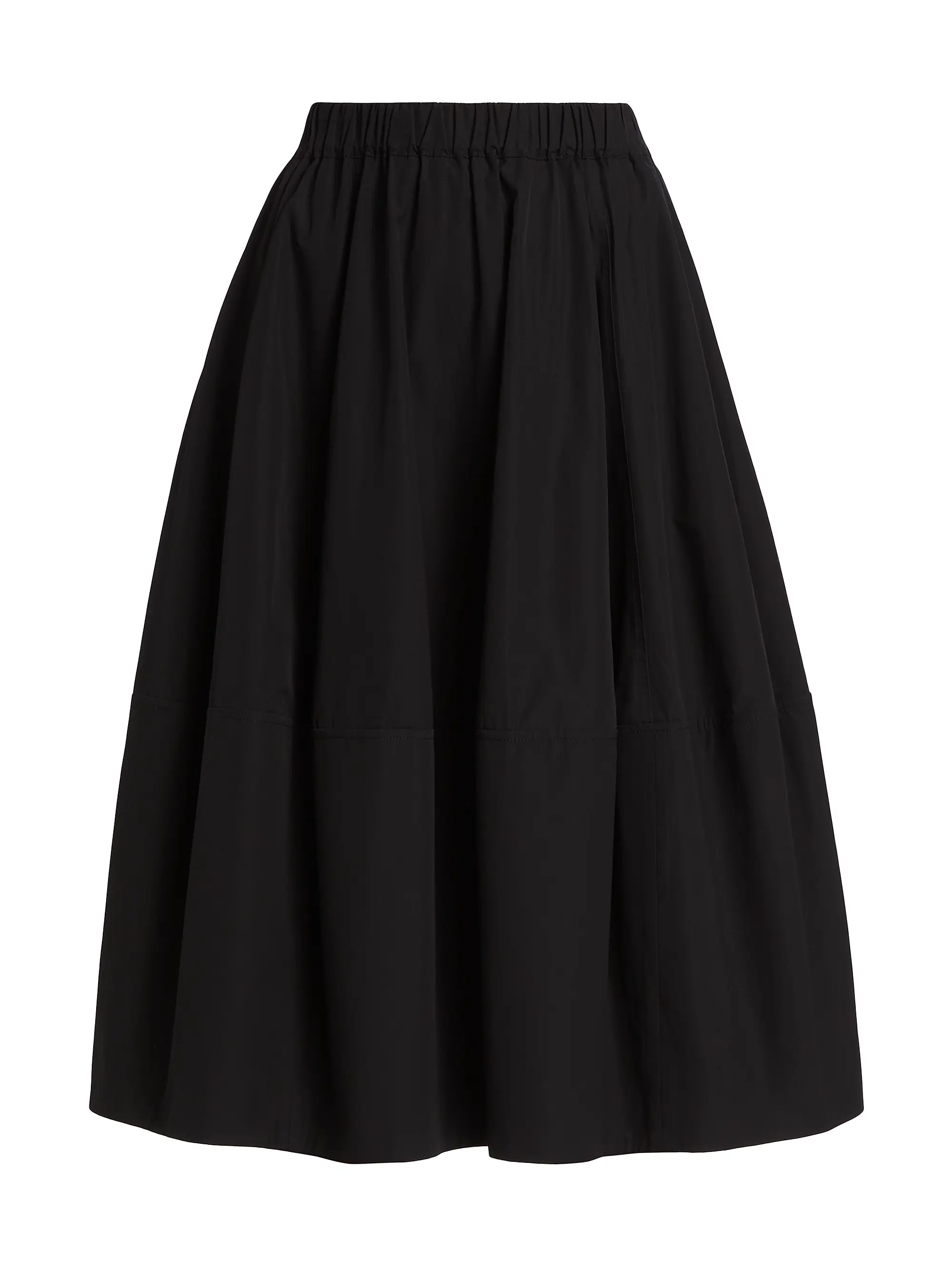 Bubble Cotton Poplin Skirt
