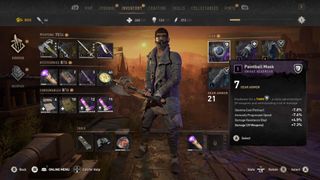 Dying Light 2 Gear inventory medic mask