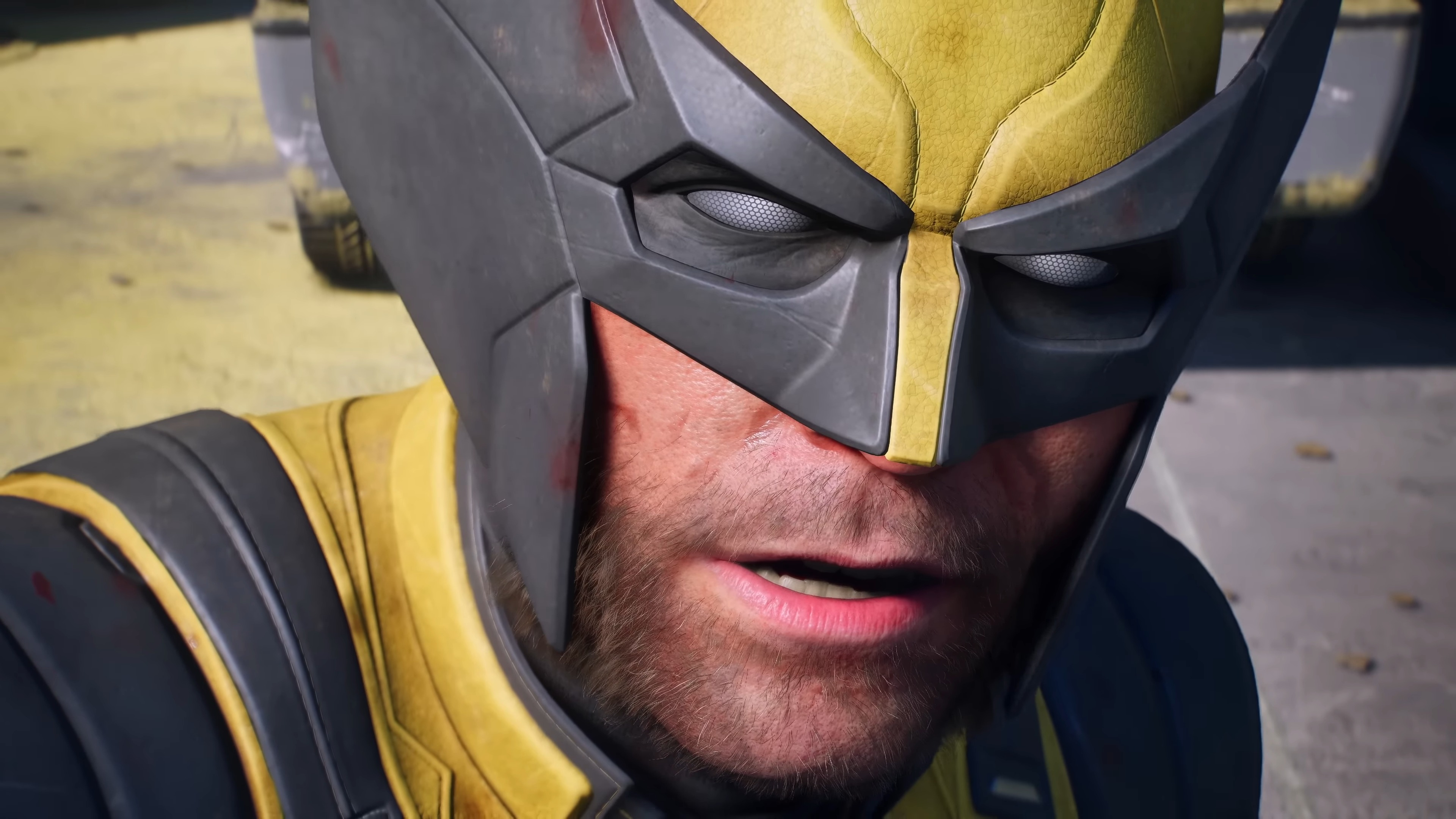 A closeup of Wolverine in Marvel&amp;rsquo;s Wolverine.