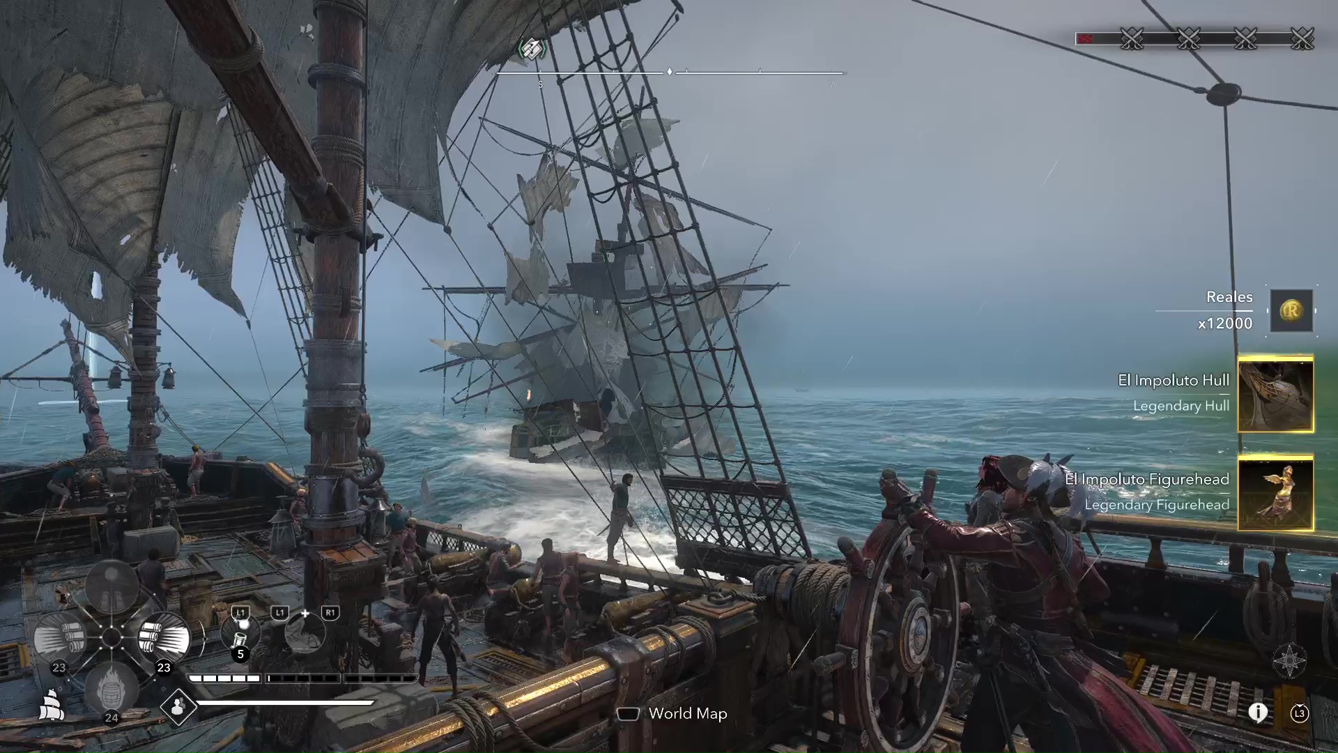 A victory over one of the Legendary Ships in Black Flag Resynced