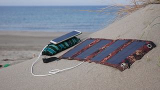 5 reasons you need a solar charger: beach solar charger