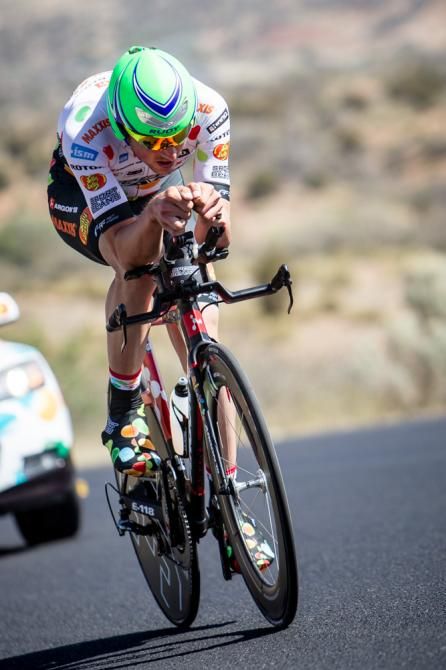 Kirk Carlesen (Jelly Belly) put in a strong ride today for seventh place.