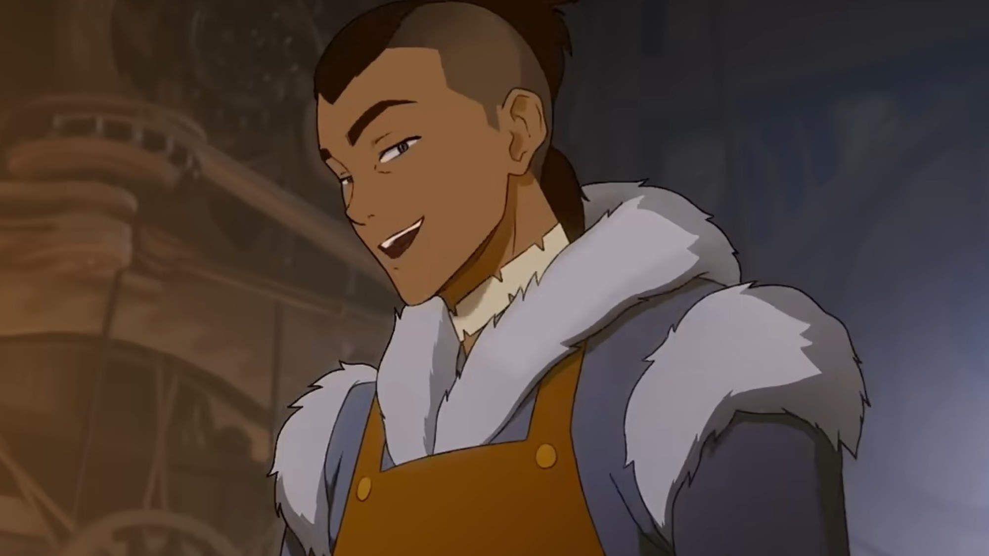 An adult Sokka in Avatar Aang: The Last Airbender