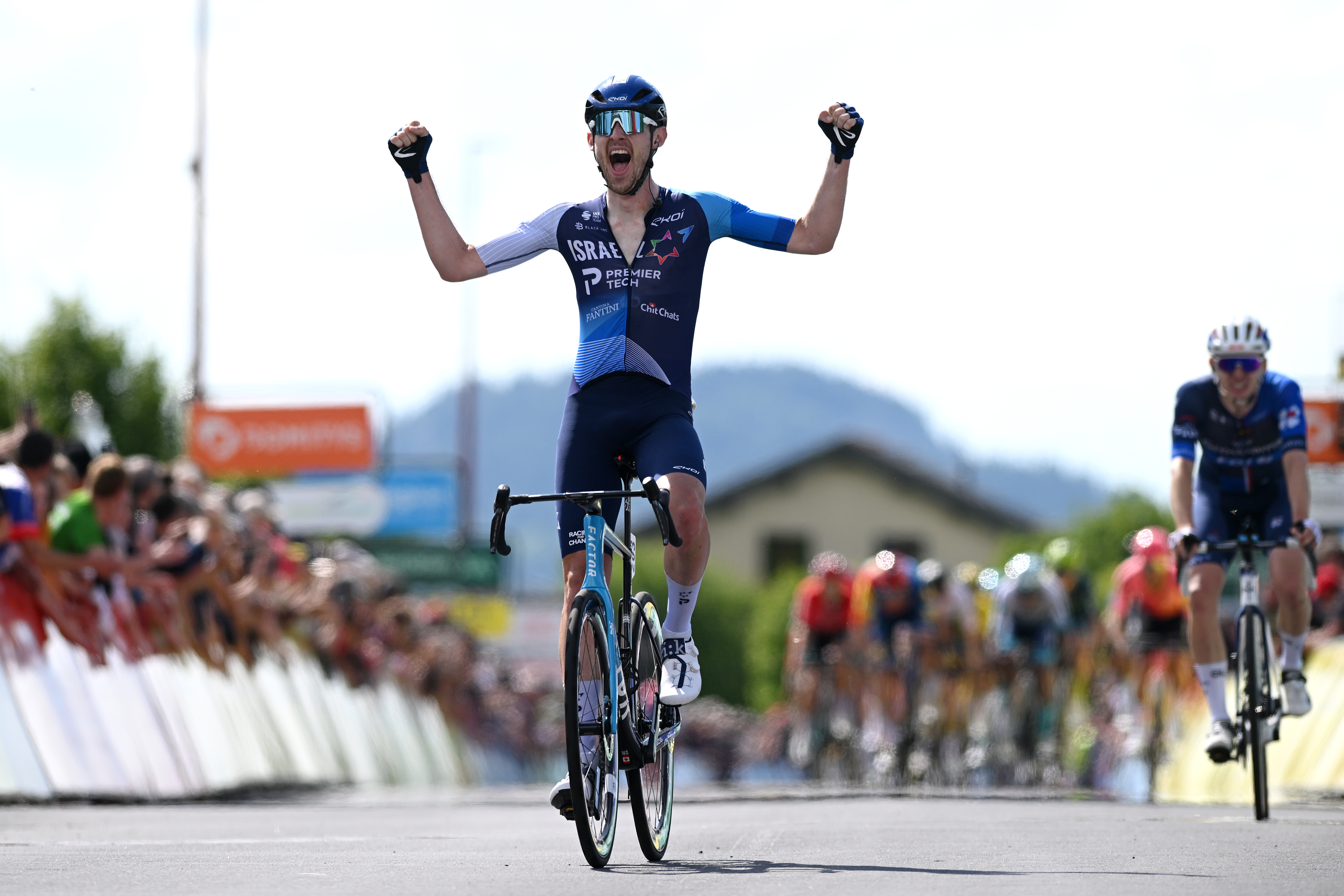 Derek Gee wins at the Critérium du Dauphiné in 2024