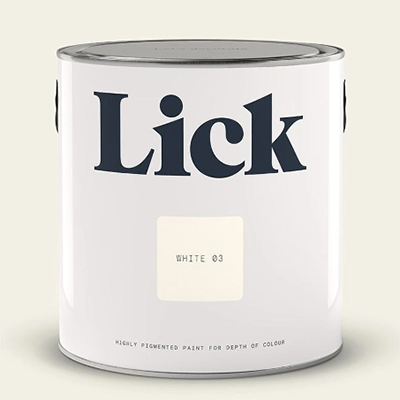 Lick warm white paint