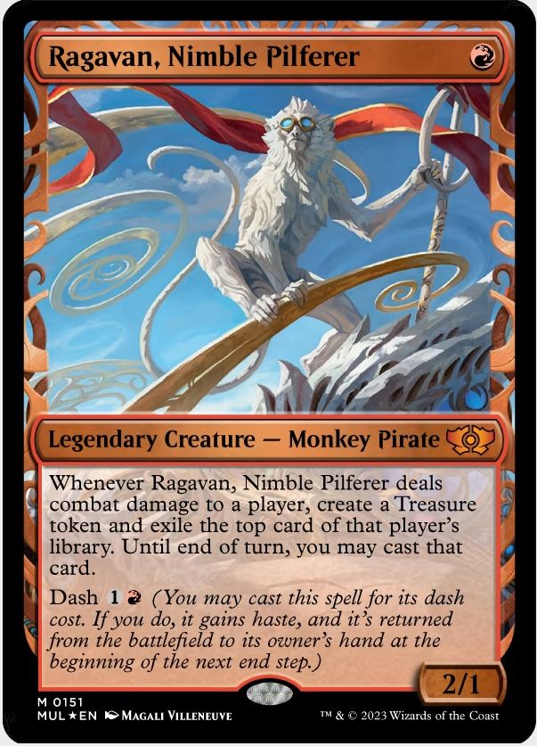 March of the Machine Ravagan, Nimble Pilferer card