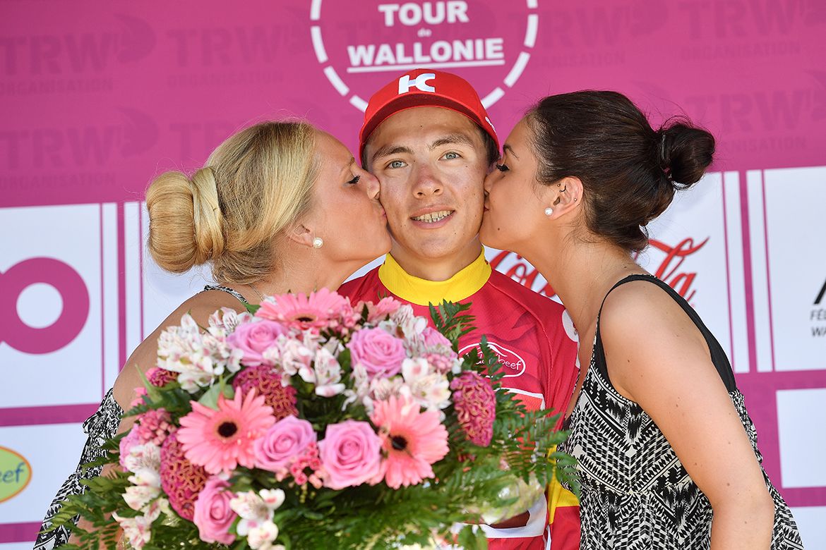 Viacheslav Kuznetsov (Katusha) in the sprint jersey