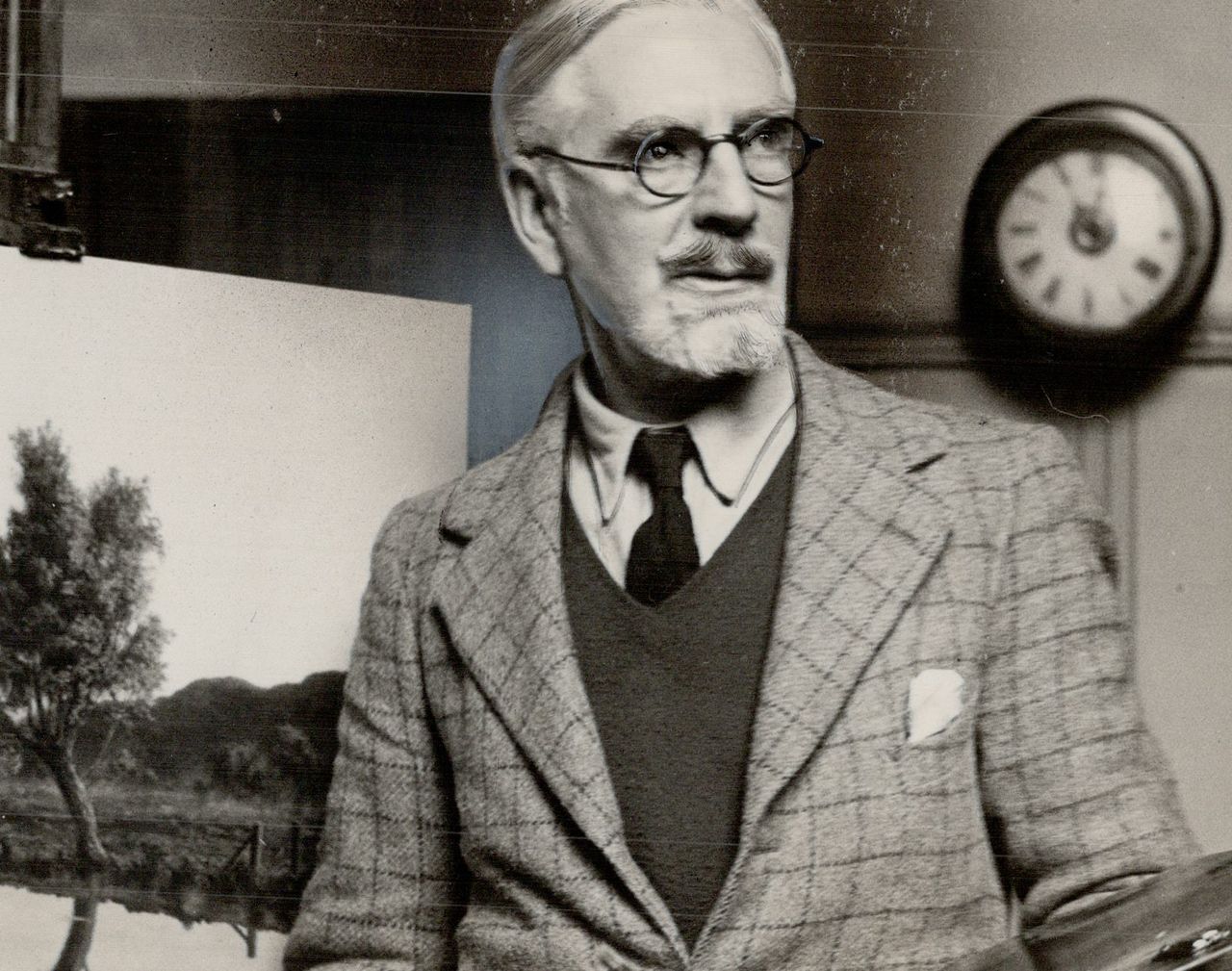 Algernon Newton pictured after his election as an associate of the Royal Academy. Photo by Toronto Star Archives via Getty