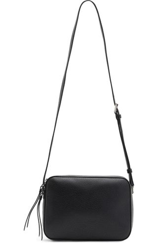 Leather Camera Crossbody Bag