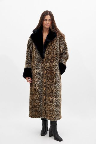 Faux Fur Leo Coat