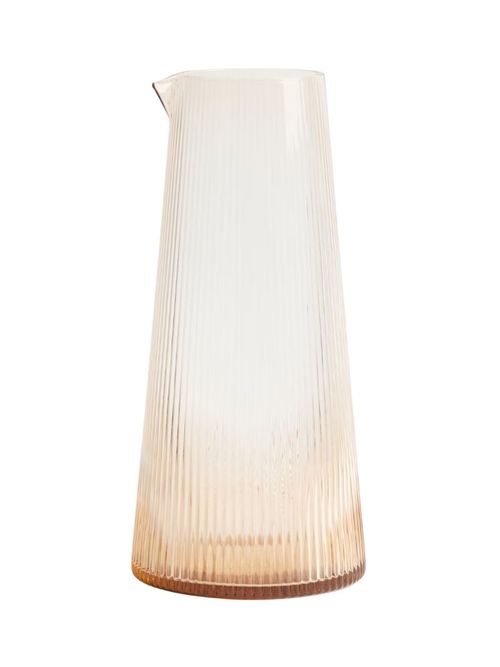 Fluted Glass Carafe