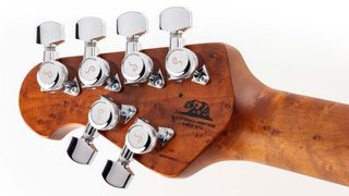 Schaller locking tuners just add to the stability on the Luke III. 