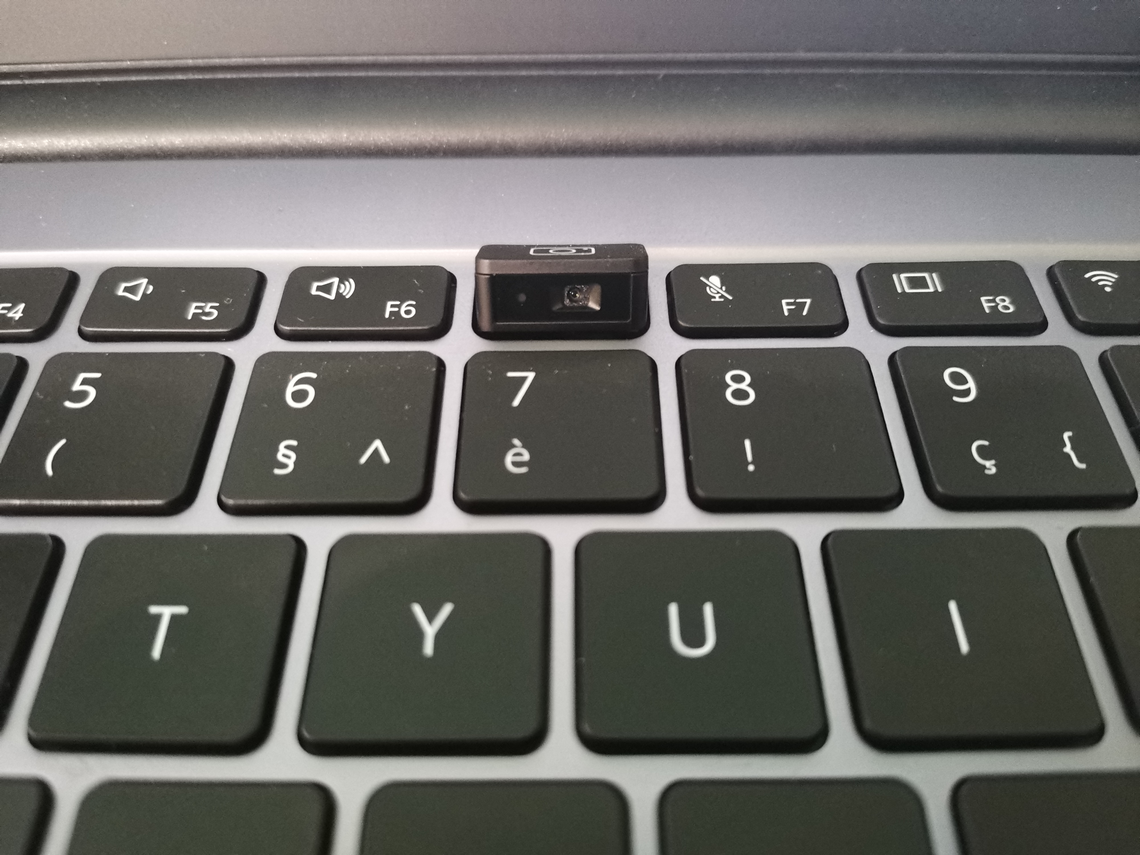 Niet de beste plaats voor een webcam.