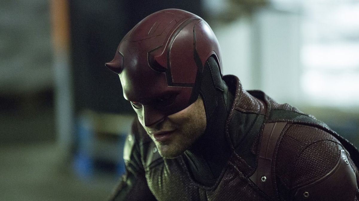 Matt in costume in Daredevil