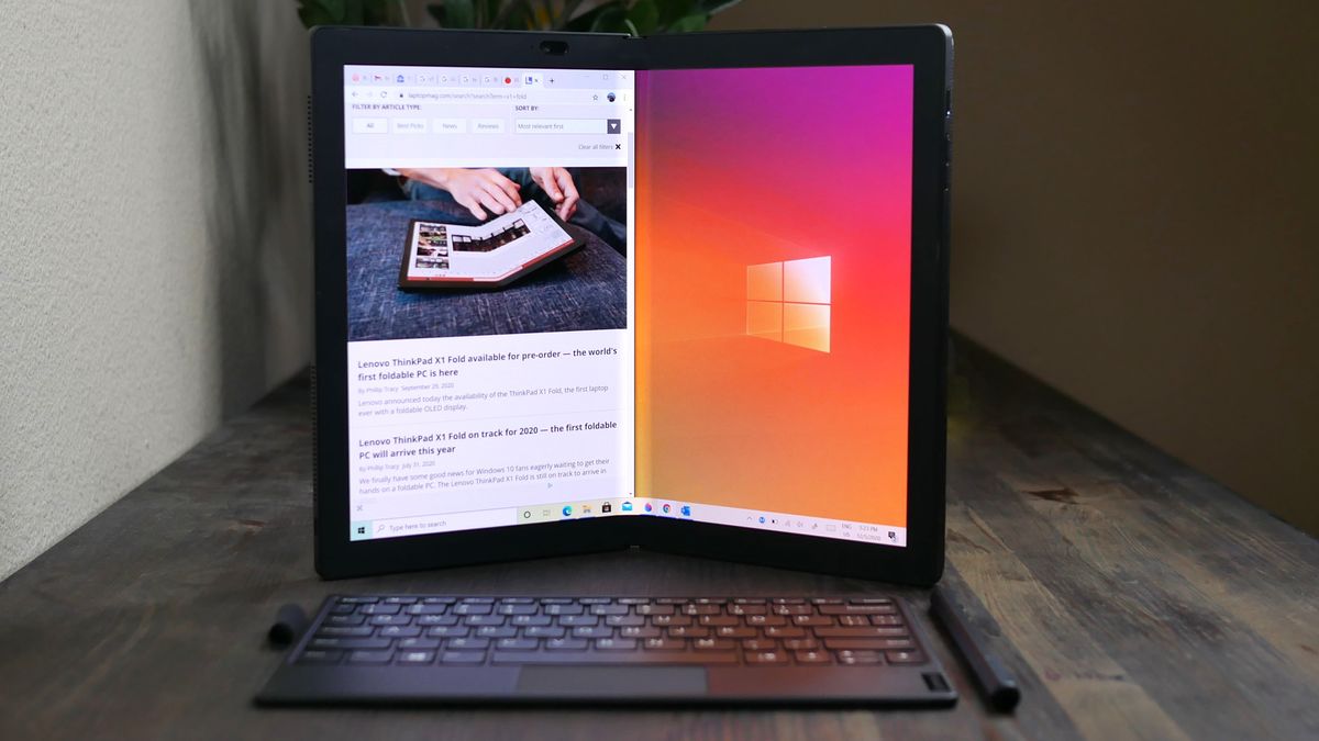 yedek bereketli gece yarısı  Lenovo ThinkPad X1 Fold review: The world's first foldable PC | Laptop Mag