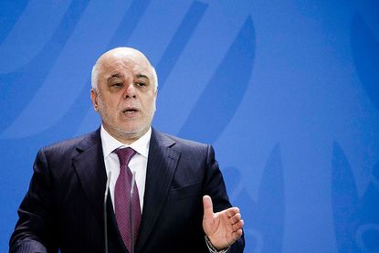 Iraq PM Haider Al-Abadi orders airstrike against Isis. 