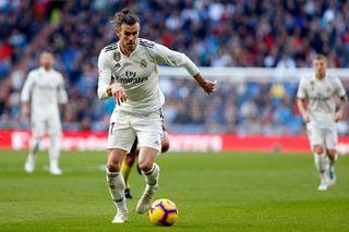 Gareth Bale in action for Real Madrid in 2018