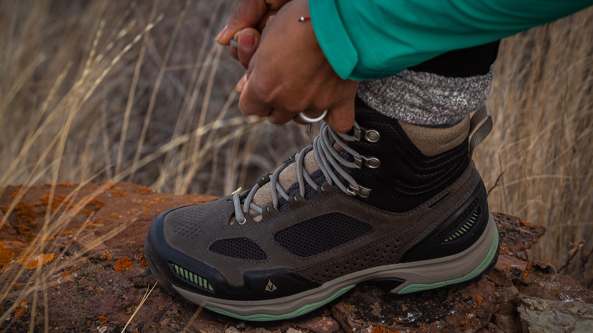 Men's Hiking Walking Boots Waterproof Brown Rambler Walking Trainer shoe 