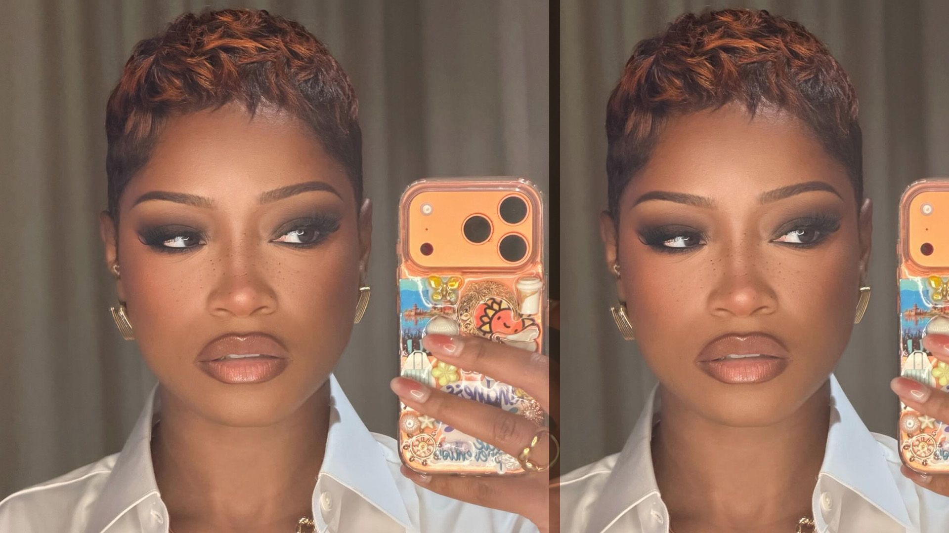 Keke Palmer Just Told Me Her Go-To Freckle Pen, Fragrance, and Pixie-Cut Styling...