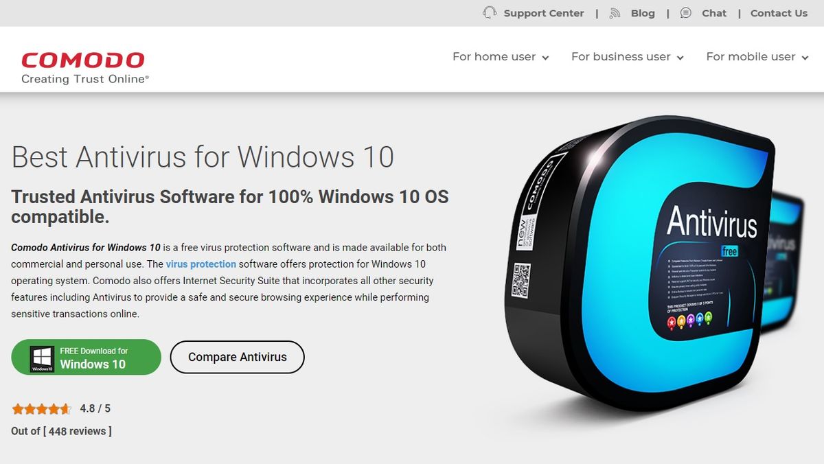 comodo antivirus rating