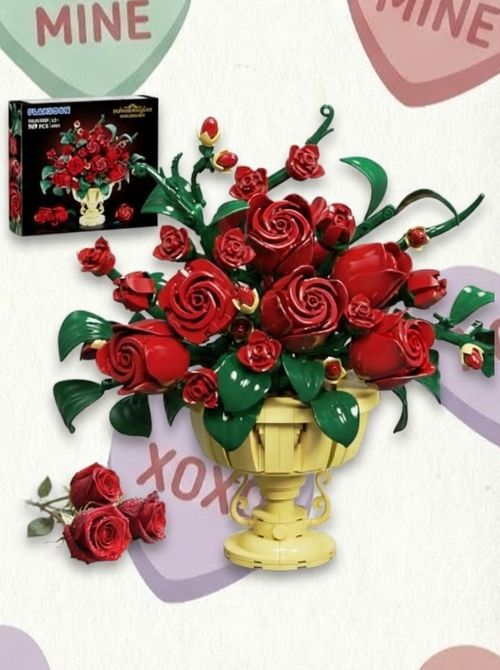 Rose Flower Building Set
